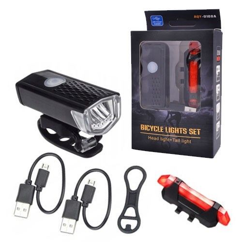 Велокомплект 1803-1-XPE + STOP-5LED, аккум., ЗУ micro USB