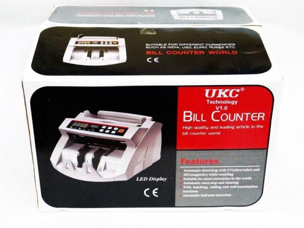 Счетчик банкнот с УФ детектором - UKC Bill Counter 2108 UV/MG