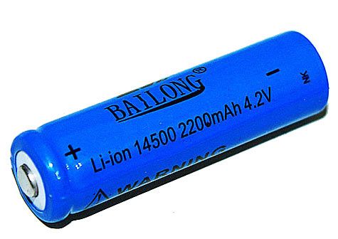 Аккумулятор Bailong BL-14500 Li-Ion 4.2V 2200mAh