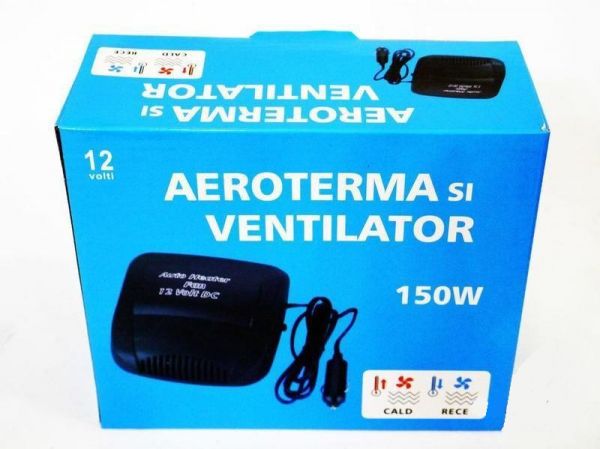 Автомобильный обогреватель-вентилятор Aeroterma si Ventilator, 150W