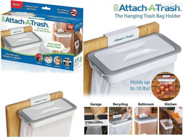 Держатель для мусорных пакетов навесной Attach-A-Trash