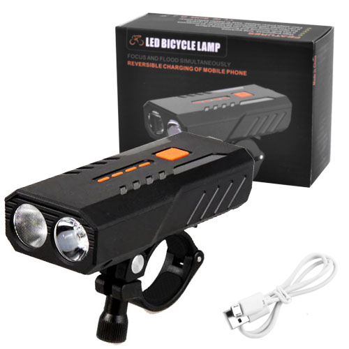 Велофонарь BC23Pro-XPE ULTRA LIGHT, AUTOLIGHT SENSOR, индикация заряда, ipx6 Waterproof, анти разряд, аккум., ЗУ Type-C