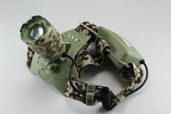 Налобный фонарик Bailong BL-003-T6-Army(WD121)