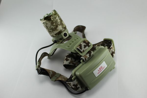 Налобный фонарик Bailong BL-003-T6-Army(WD121)