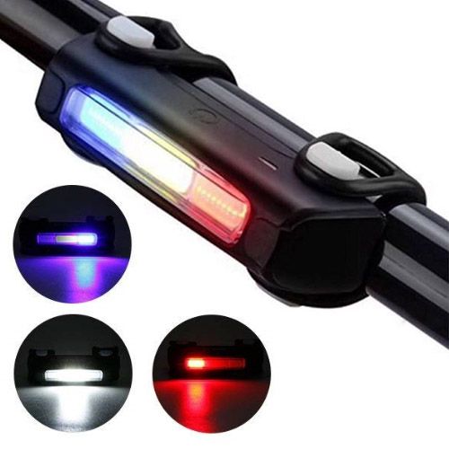 Фонарь велосипедный FY-306-3COB (blue+white+red)