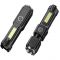 Фонарь 81022-XPE+COB, Li-Ion аккумулятор, zoom, ЗУ Type-C