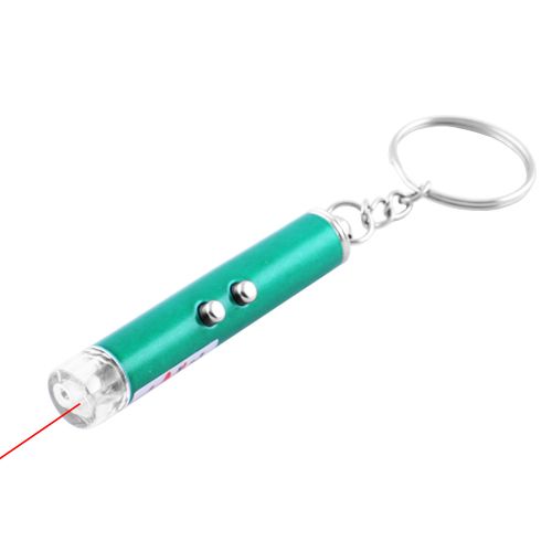 Фонарь брелок 9620-LED, лазер, 3хAG13