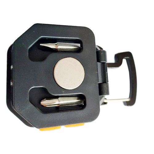 Фонарь LL-201-COB(white+yellow+red), Li-Ion аккум., зажигалка, магнит, карабин, отвертка, ЗУ Type-C