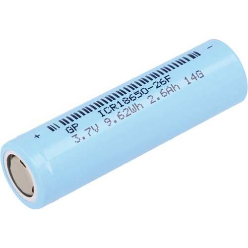 Аккумулятор GP ICR18650-26F 3.7V 2600mAh