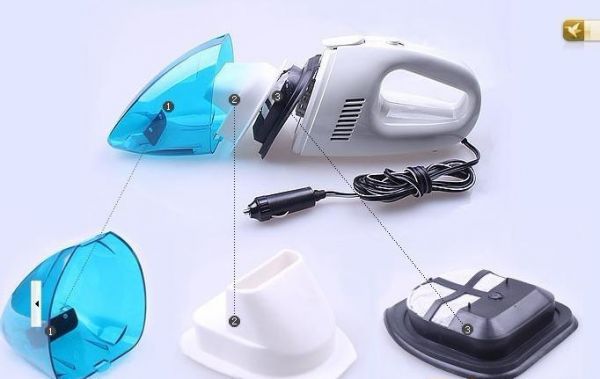 Компактный автомобильный пылесос High-power Portable Vacuum Cleaner