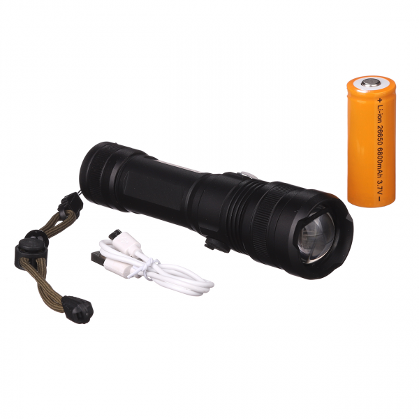 Фонарь Police BL-1827-P50, ЗУ microUSB