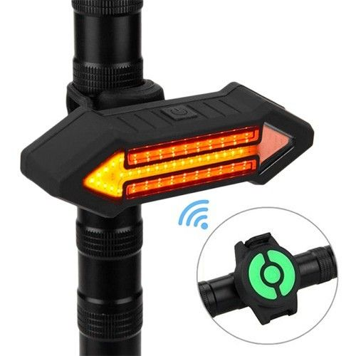 Велосипедный фонарь X4 "STOP" с указанием поворотов