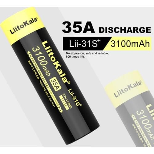 Аккумулятор Liitokala Lii-31S 3100Mah 18650 35A