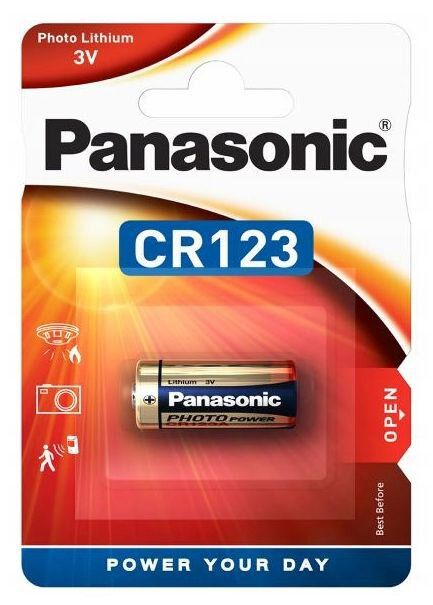 Батарейка Panasonic Lithium CR123 3V
