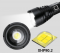 Фонарь BL-601-P90, ЗУ microUSB, 2x26650