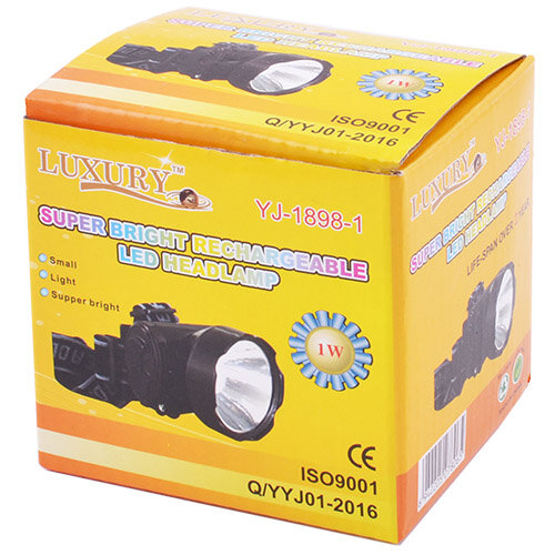 Налобный фонарь Luxury YJ-1898-1Led
