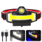 Фонарь налобный BL-W685-LTS+COB (White+ RGB), Li-Ion аккум., ЗУ Type-C