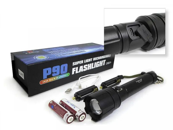Фонарь поисковый Bailong BL-L-6 Cree P90