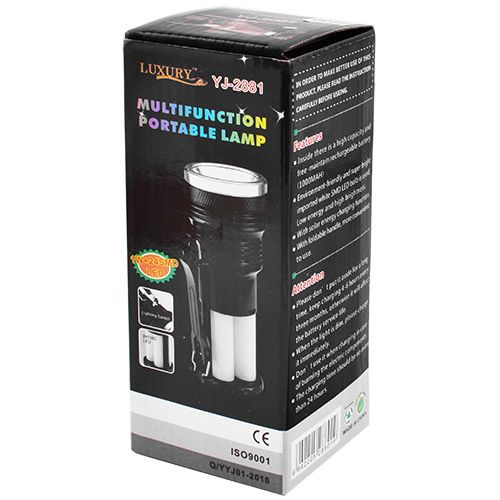 Фонарь переносной LUXURY 2881 T, 1W+16SMD