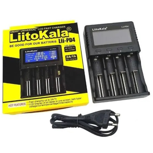 Зарядное устройство LiitoKala Lii-PD4, 2xАА/ ААА/18650/ 26650/ 21700