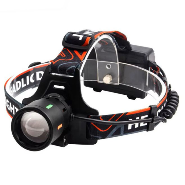 Ліхтар налобний NIGHT VISION FLUORESCENCE BL-T207-TG, 1 режим, 2x18650, USB Type-C