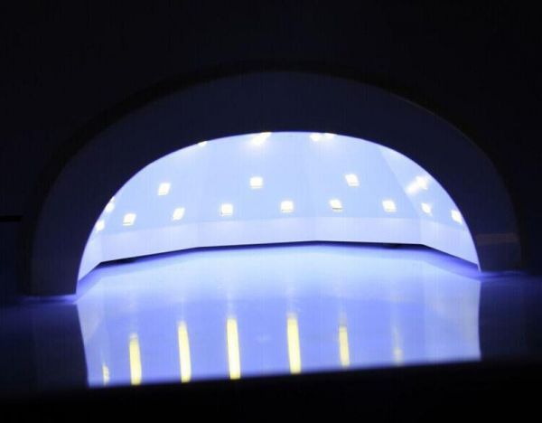Лампа для маникюра LED+UV Lamp SUN One 48W гибридная для гель лаков Белая
