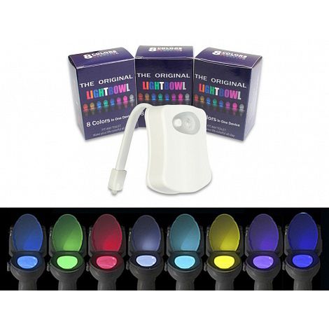 LED подсветка для унитаза с датчиком движения и света LIGHT BOWL