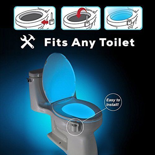 LED подсветка для унитаза с датчиком движения и света LIGHT BOWL