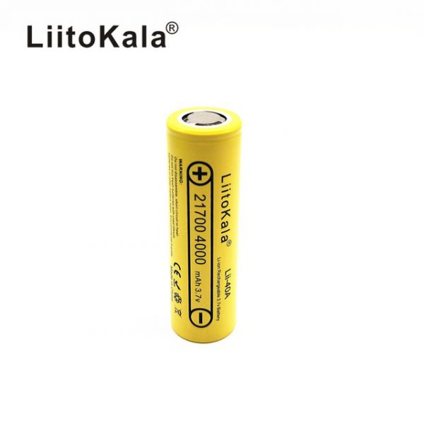 Аккумулятор Liitokala 21700 4000 mAh 40 А