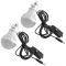 Фонарь переносной Luxury 1902 T, 5W+22SMD, 2 лампы 3W, power bank, солнечная батарея (Yajia)