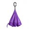 Зонт обратного сложения Фиолетовый Up-Brella.