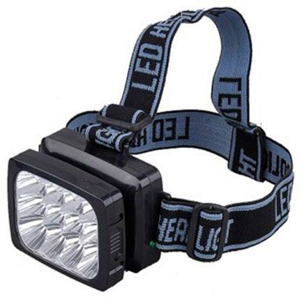 Налобный фонарь Yajia YJ-1837 (12 светодиодных LED)