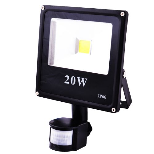 Прожектор светодиодный матричный SLIM с датчиком движения  YT-20W SMD, sensor, 1800Lm, IP66 (влагозащита) - 43